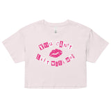 You Can't Lift With Us (Text) Loose Crop Top