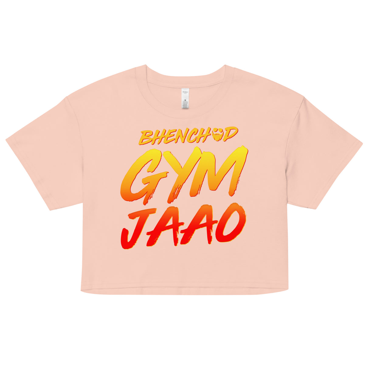 Bhenchod Gym Jaao Loose Crop Top