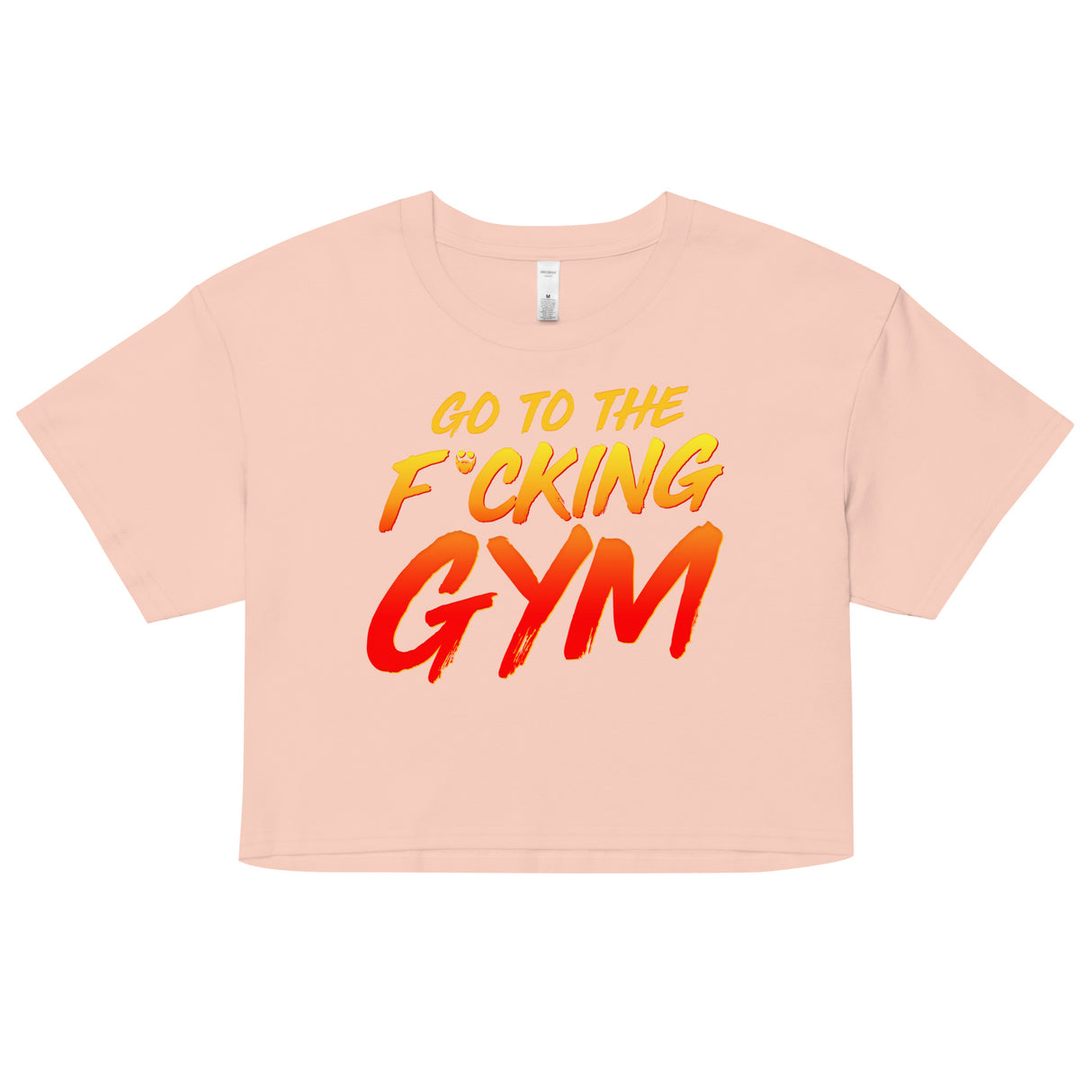 Go To The F*cking Gym Loose Crop Top