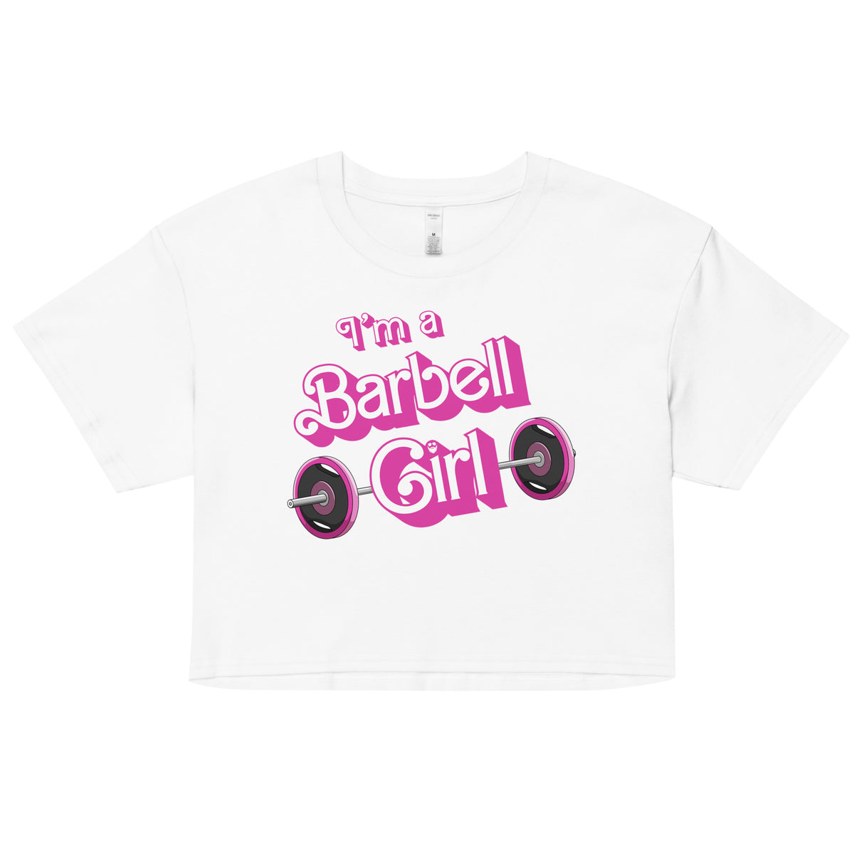 I'm a Barbell Girl Loose Crop Top