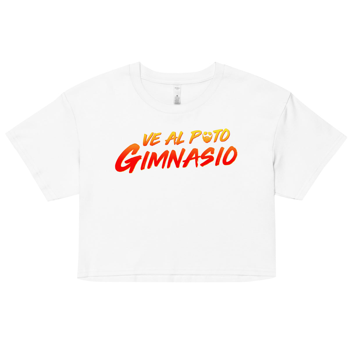 Ve Al Puto Gimnasio Loose Crop Top