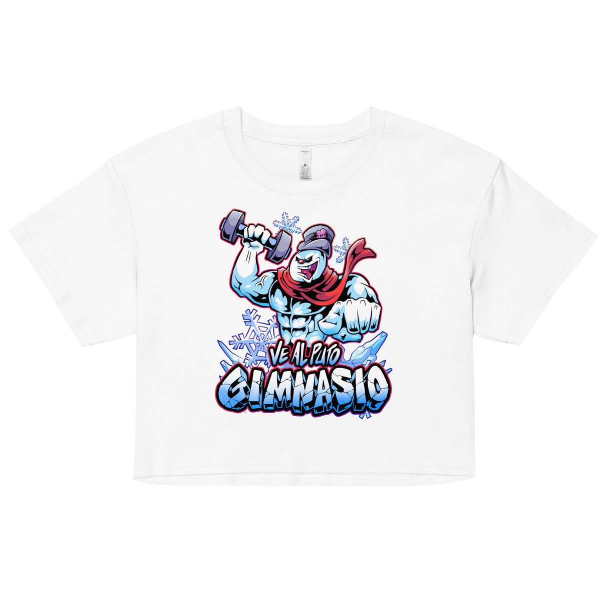 Frosty Ve Al Puto Gimnasio Loose Crop Top