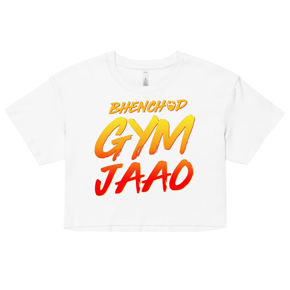 Bhenchod Gym Jaao Loose Crop Top