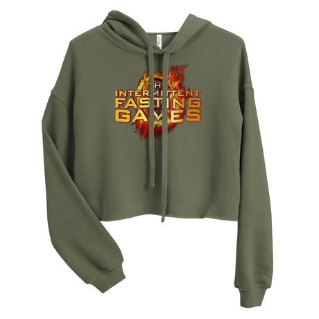 The Intermittent Fasting Games Crop Hoodie