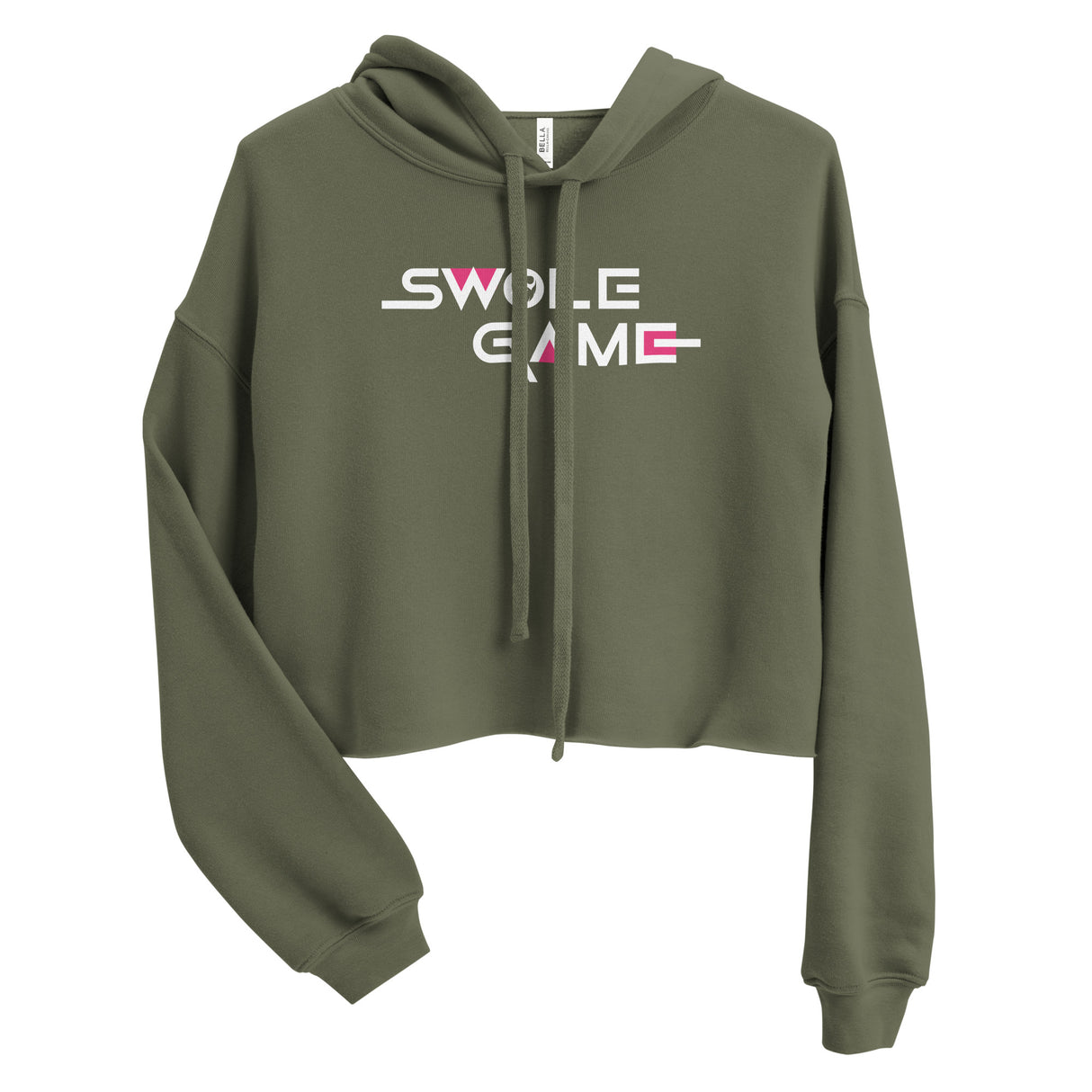 Swole Game Crop Hoodie