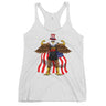 Flexing Bald Eagle Women's Racerback Tank