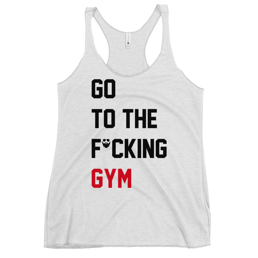 Go To The F*cking Gym (Taylor Swift Style) Women's Racerback Tank