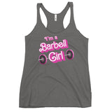I'm a Barbell Girl Women's Racerback Tank