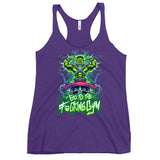 Frankenstein Go To The F*cking Gym Women's Racerback Tank