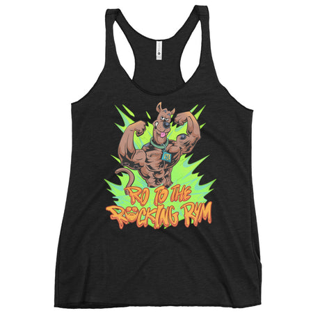 Scooby Go To The F*cking Gym Women's Racerback Tank