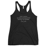 Cozy Cardio Is The Participation Trophy Of Fitness Women's Racerback Tank