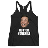 Go F*ck Yourself (Face) Women's Racerback Tank