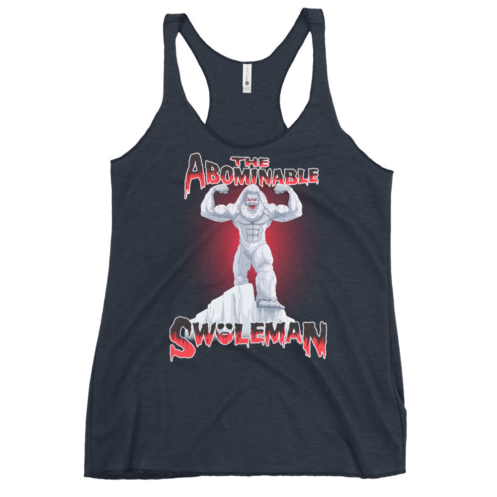 The Abominable Swoleman Women's Racerback Tank