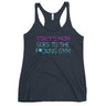 Stacy's Mom Goes To The F*cking Gym Women's Racerback Tank