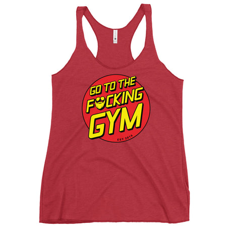 Go To The F*cking Gym (Santa Cruz) Women's Racerback Tank
