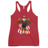 Flexing Bald Eagle Women's Racerback Tank