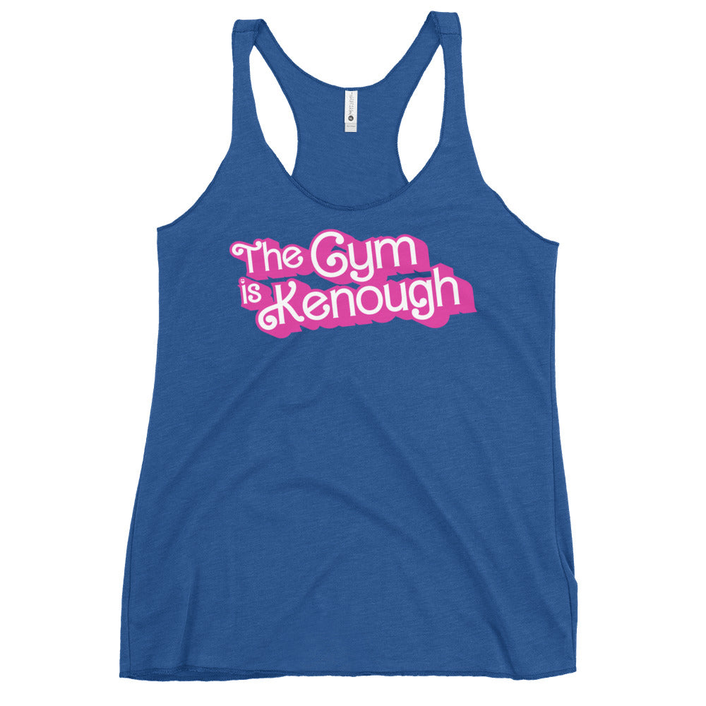 The Gym Is Kenough (Text) Women's Racerback Tank