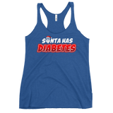 Santa Has Diabetes Women's Racerback Tank