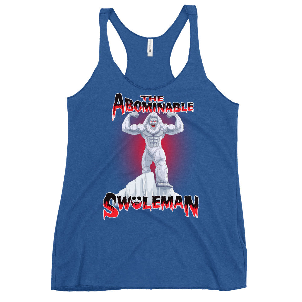 The Abominable Swoleman Women's Racerback Tank