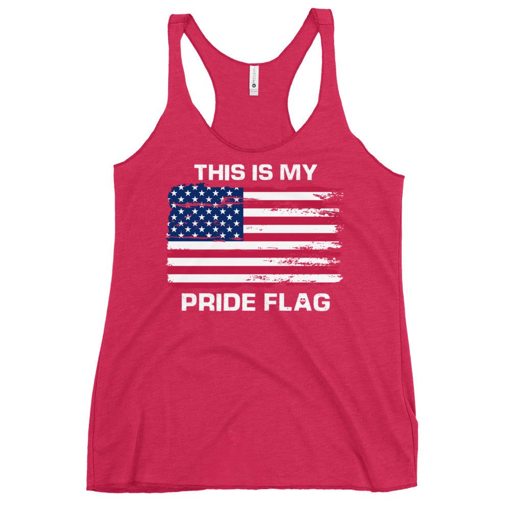 This Is My Pride Flag Women's Racerback Tank