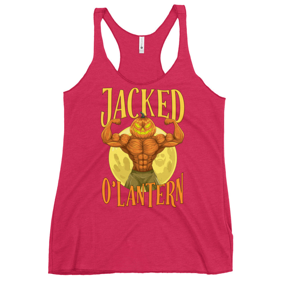 Jacked O'Lantern Women's Racerback Tank