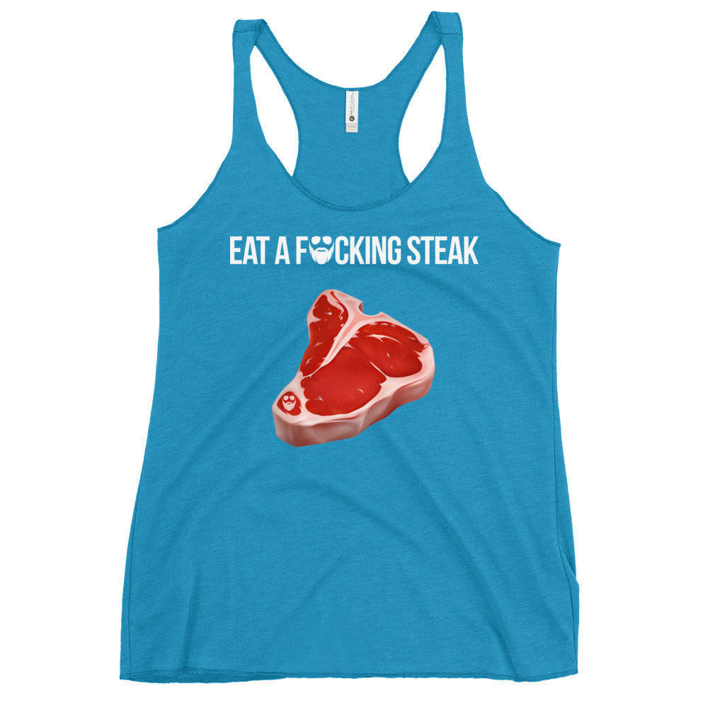 Eat a F*cking Steak Women's Racerback Tank