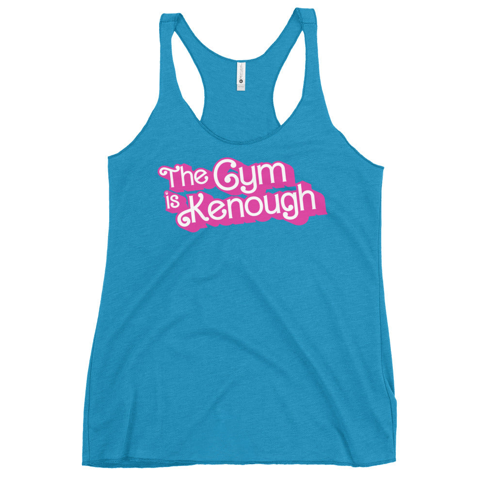 The Gym Is Kenough (Text) Women's Racerback Tank