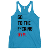 Go To The F*cking Gym (Taylor Swift Style) Women's Racerback Tank