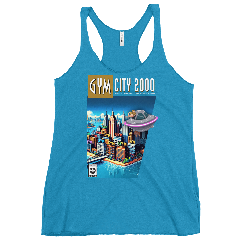 Gym City 2000 Women's Racerback Tank