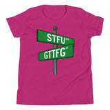 Corner of STFU and GTTFG Kids T-Shirt