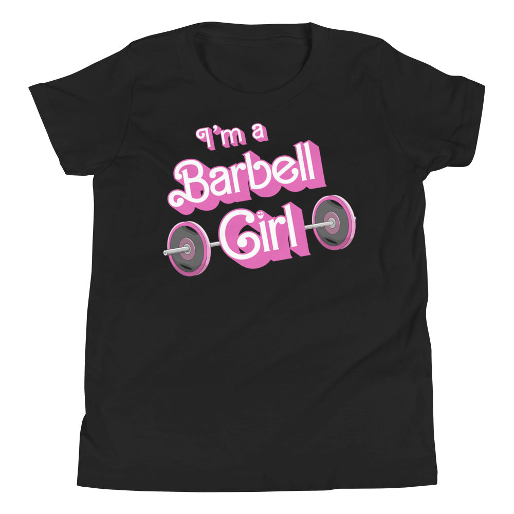 I'm a Barbell Girl Kids T-Shirt