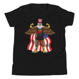 Flexing Bald Eagle Kids T-Shirt