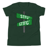 Corner of STFU and GTTFG Kids T-Shirt