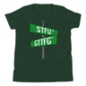 Corner of STFU and GTTFG Kids T-Shirt