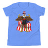 Flexing Bald Eagle Kids T-Shirt