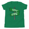 Corner of STFU and GTTFG Kids T-Shirt