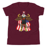 Flexing Bald Eagle Kids T-Shirt