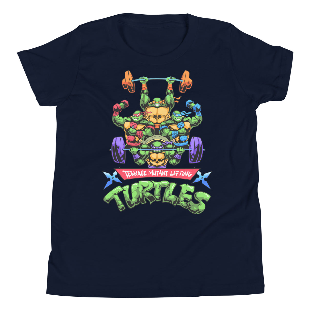 Teenage Mutant Lifting Turtles Kids T-Shirt