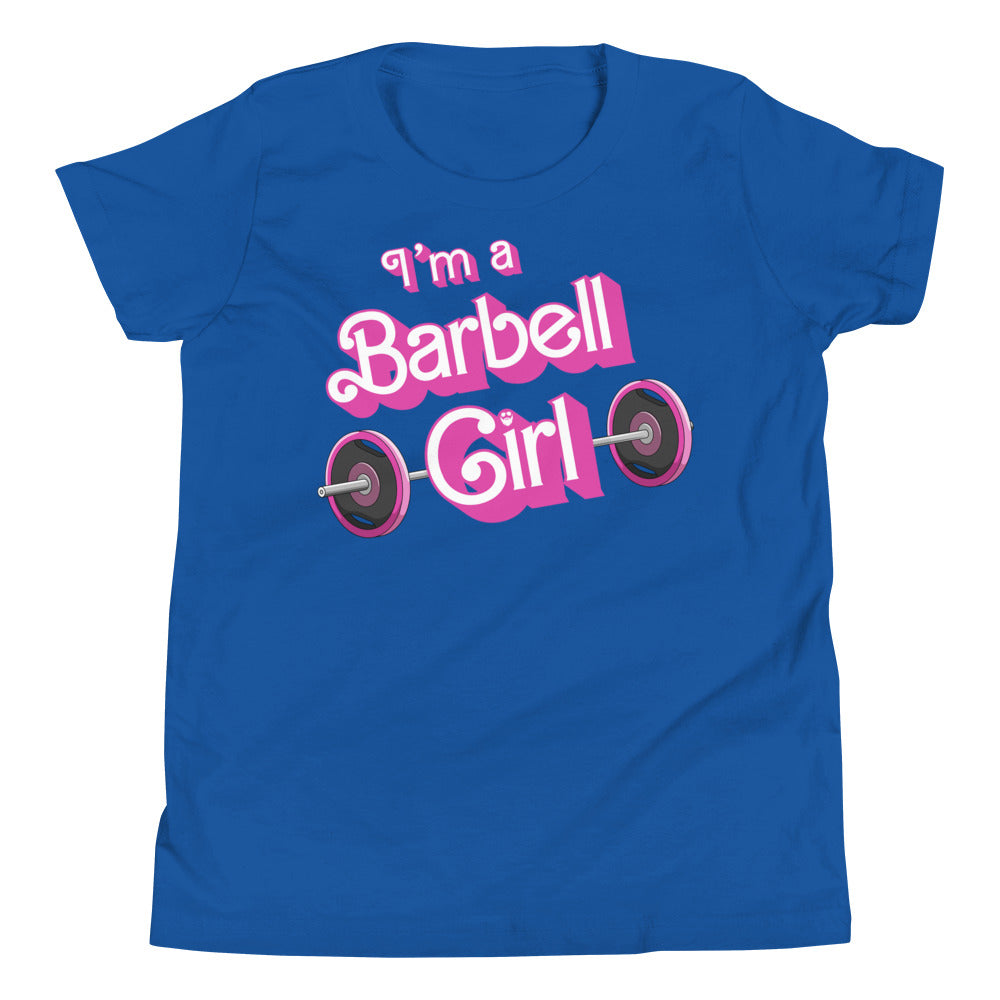 I'm a Barbell Girl Kids T-Shirt