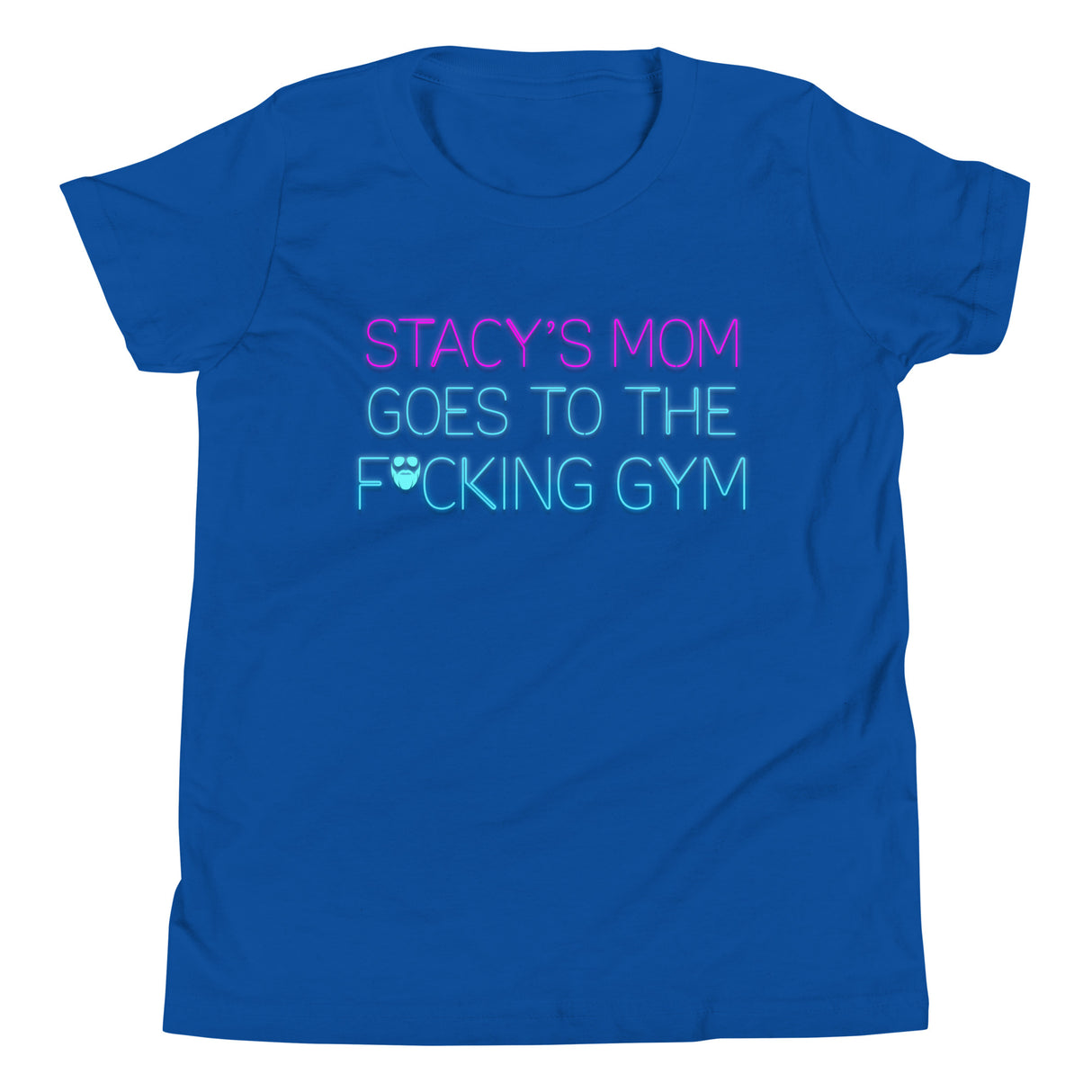 Stacy's Mom Goes To The F*cking Gym Kids T-Shirt