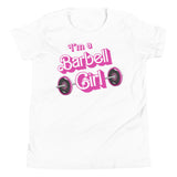 I'm a Barbell Girl Kids T-Shirt