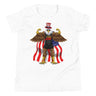 Flexing Bald Eagle Kids T-Shirt