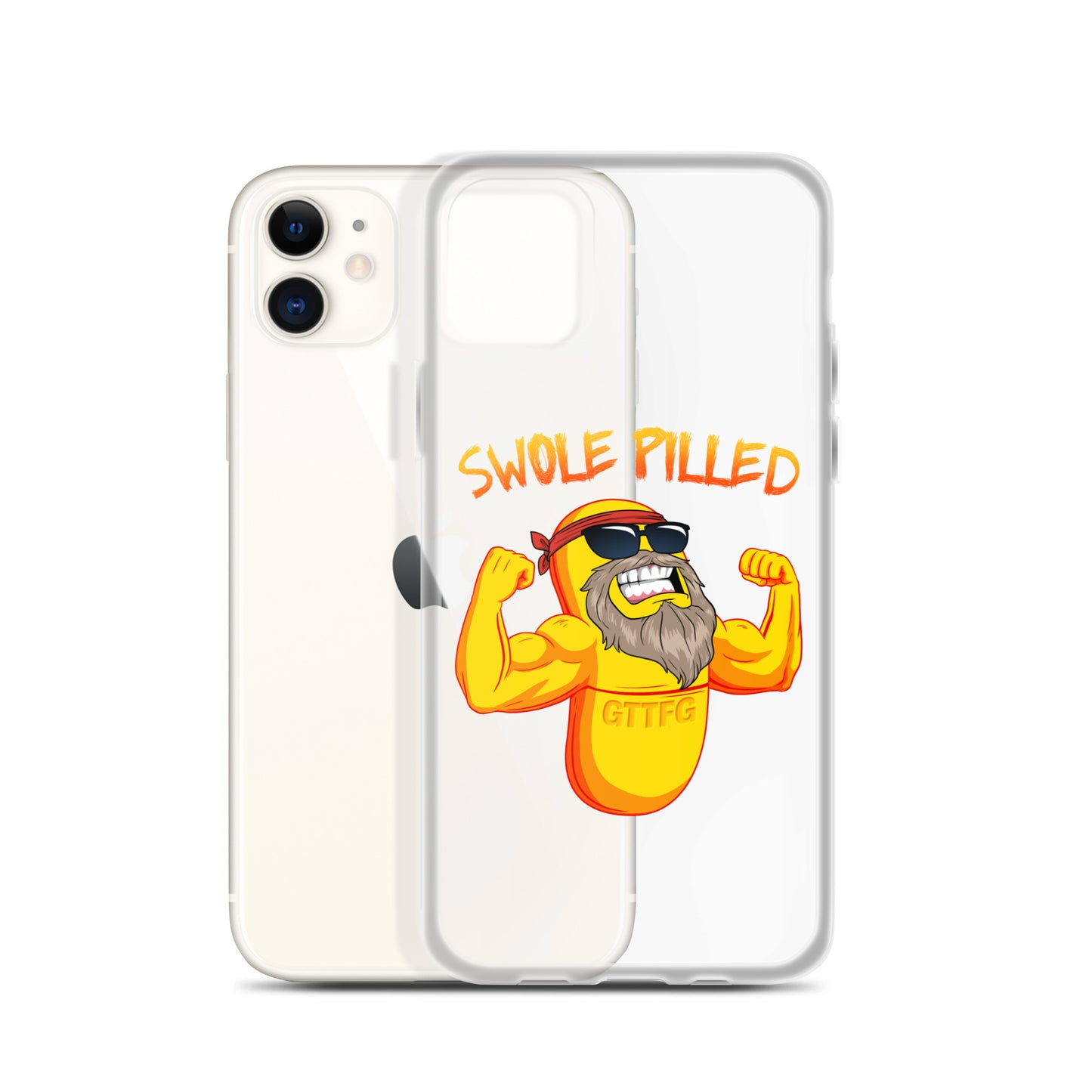 Swole Pilled iPhone Case
