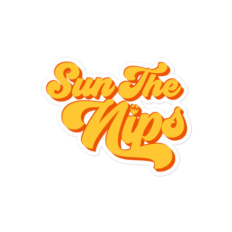 Sun The Nips Sticker
