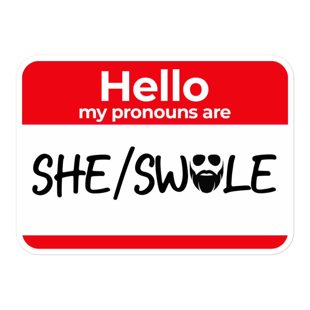 She/Swole Stickers