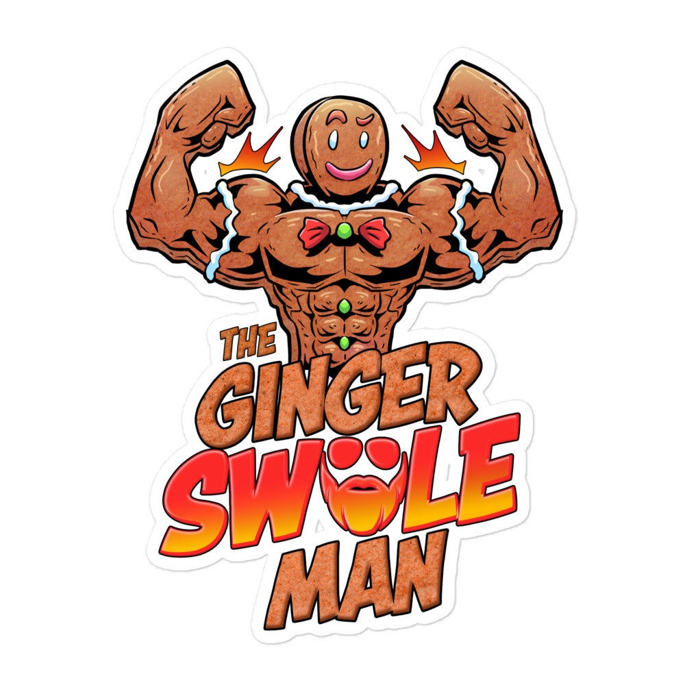 The Ginger Swole Man Sticker