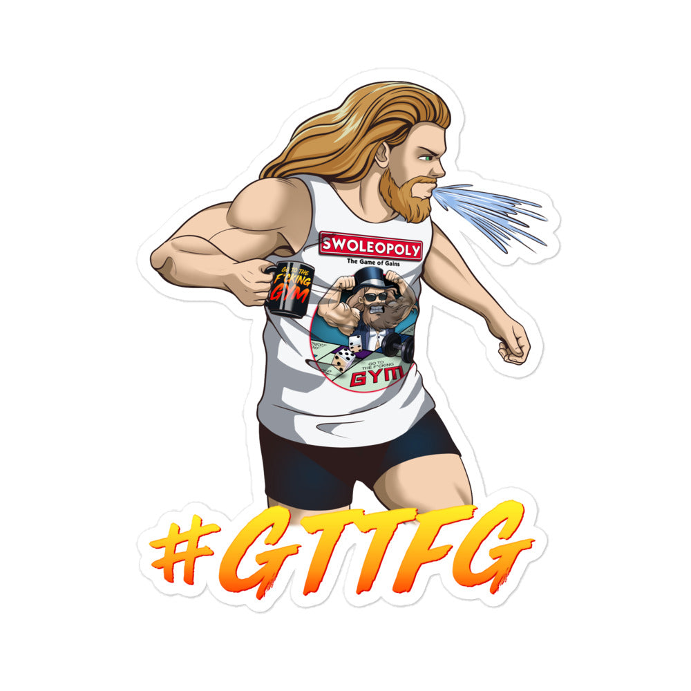 #GTTFG Spit Sticker