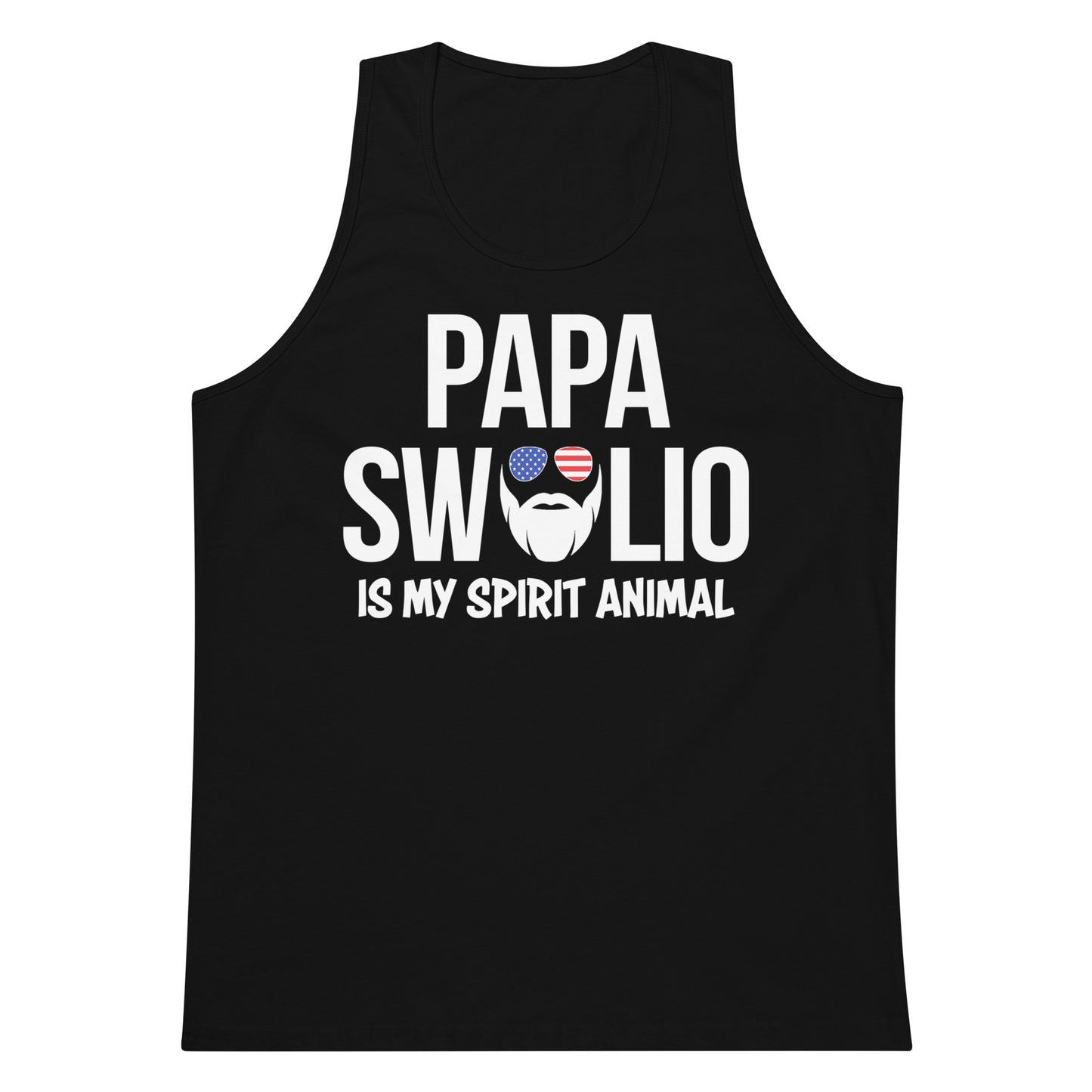 Papa Swolio Is My Spirit Animal Premium Tank Top