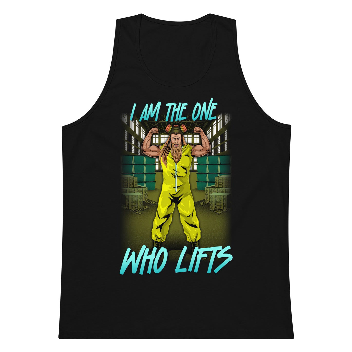 I am The One Who Lifts Men's Premium Tank Top