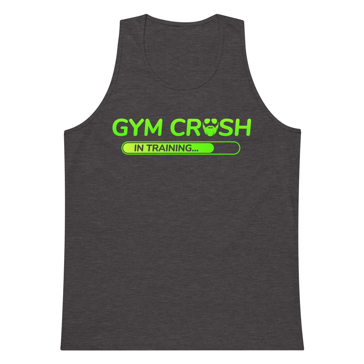Gym Crush In Training (Green) Premium Tank Top